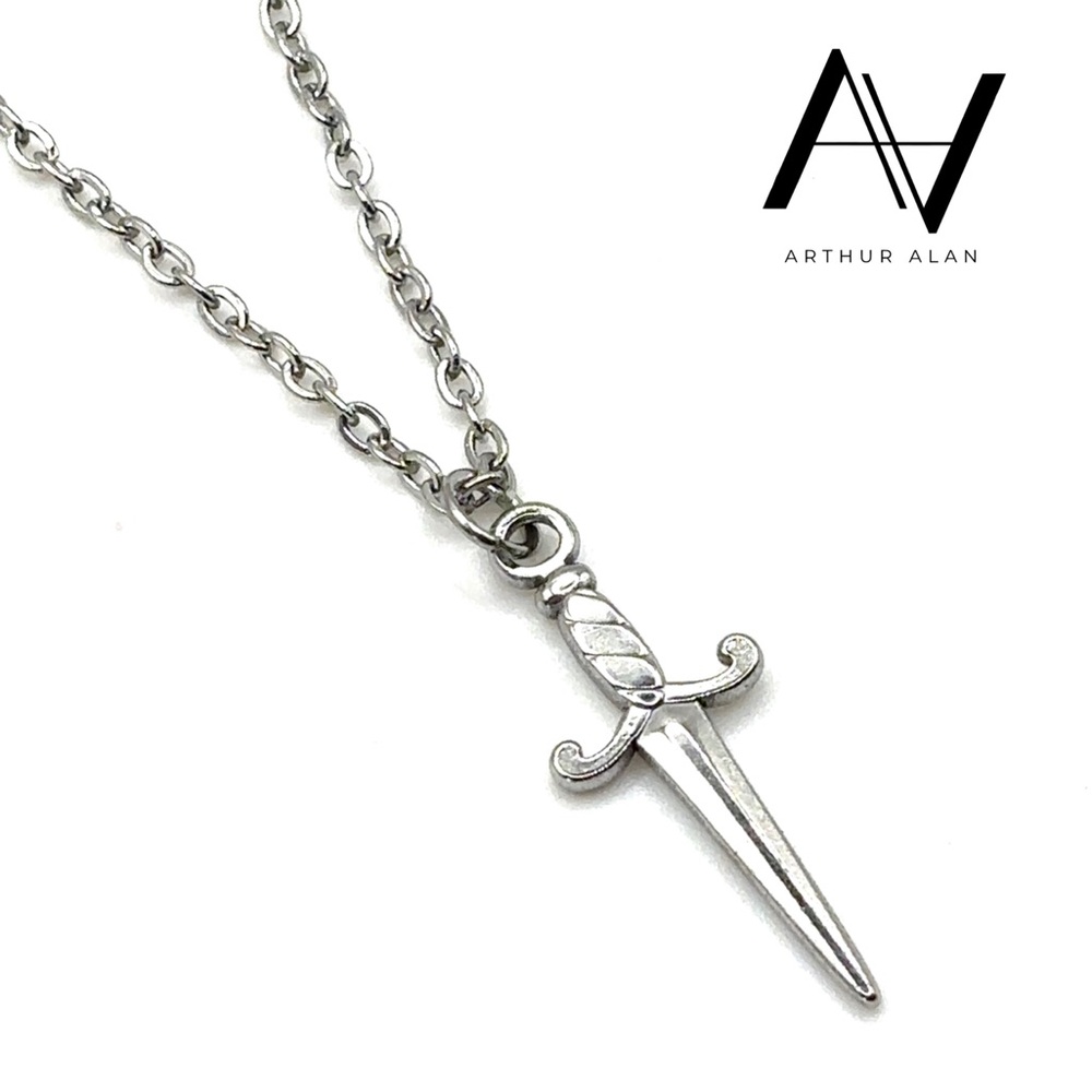 Dagger Necklace (Silver) | Arthur Alan Jewelry